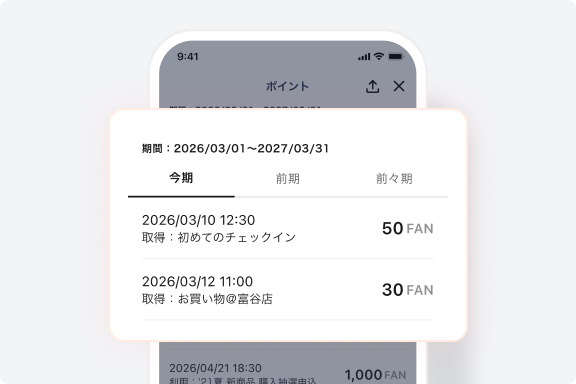 豊富な機能群-ポイント